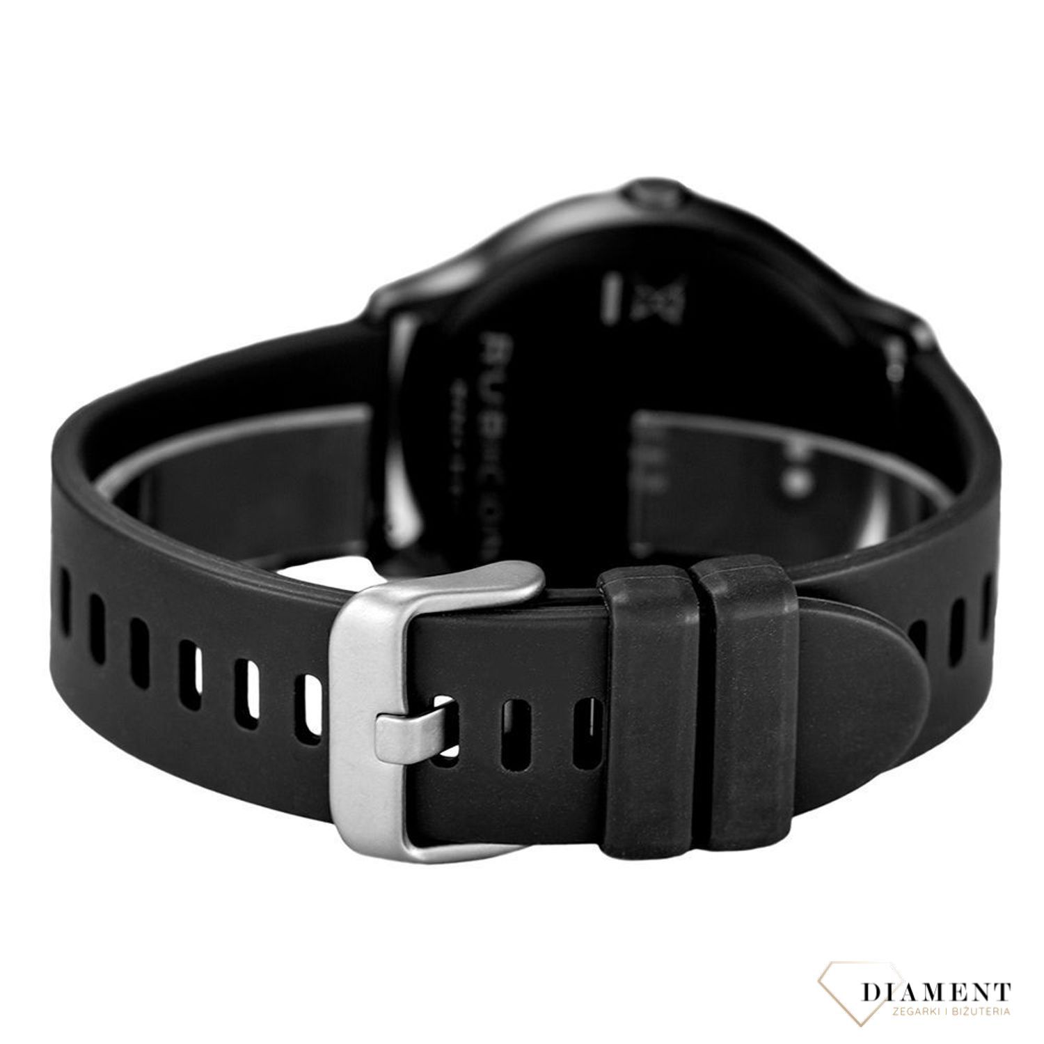 Smartwatch Rubicon na czarnym gumowym pasku  RNCE61BIBX05AX (2).jpg